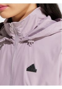 Adidas - adidas Kurtka przejściowa Future Icons 3-Stripes IP1573 Fioletowy Loose Fit. Kolor: fioletowy. Materiał: syntetyk #6
