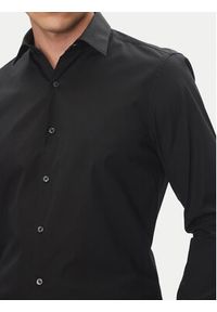 Calvin Klein Koszula Essential LV019EU000 Czarny Slim Fit. Kolor: czarny. Materiał: bawełna #4