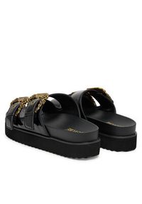 Versace Jeans Couture Klapki 80VA3SM1 ZS190 899 Czarny. Kolor: czarny. Materiał: skóra #2