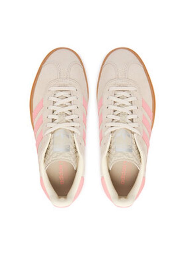 Adidas - adidas Sneakersy Gazelle Bold JQ7409 Beżowy. Kolor: beżowy. Materiał: zamsz, skóra. Model: Adidas Gazelle