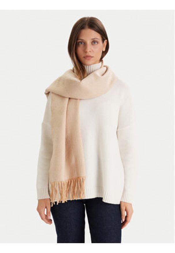 Guess Szalik AW5419POL03 Beżowy. Kolor: beżowy. Materiał: poliester, materiał