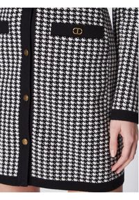 TwinSet - TWINSET Sukienka dzianinowa 222TT3303 Czarny Regular Fit. Kolor: czarny. Materiał: wiskoza #4