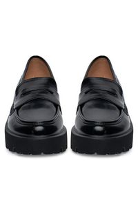 DeeZee Loafersy 3976-1 Czarny. Kolor: czarny. Materiał: materiał, skóra #2