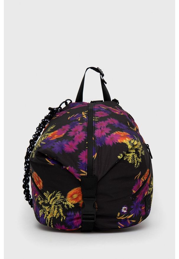 Desigual plecak damski kolor czarny duży wzorzysty. Kolor: czarny