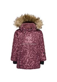 Parka z kapturem dla niemowląt Hummel hmlJessie. Typ kołnierza: kaptur. Kolor: wielokolorowy, czerwony, różowy, brązowy. Sezon: zima #1
