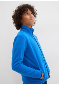 bonprix - Bluza rozpinana z polaru, ze stójką (2 szt.). Typ kołnierza: kołnierzyk stójkowy. Kolor: niebieski. Materiał: polar #2