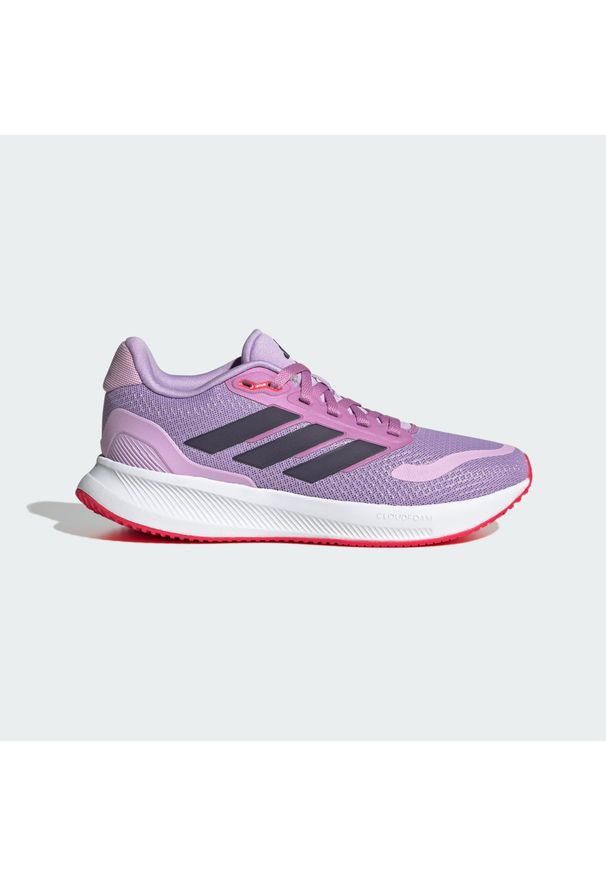Adidas - Buty Runfalcon 5 Kids. Kolor: fioletowy, różowy, wielokolorowy, czerwony. Sport: bieganie