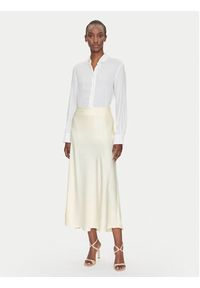 Fransa Spódnica maxi 20615436 Écru Regular Fit. Materiał: syntetyk #5
