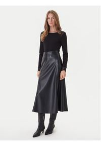 Morgan Body 251-TDENTY Czarny Slim Fit. Kolor: czarny. Materiał: wiskoza #3