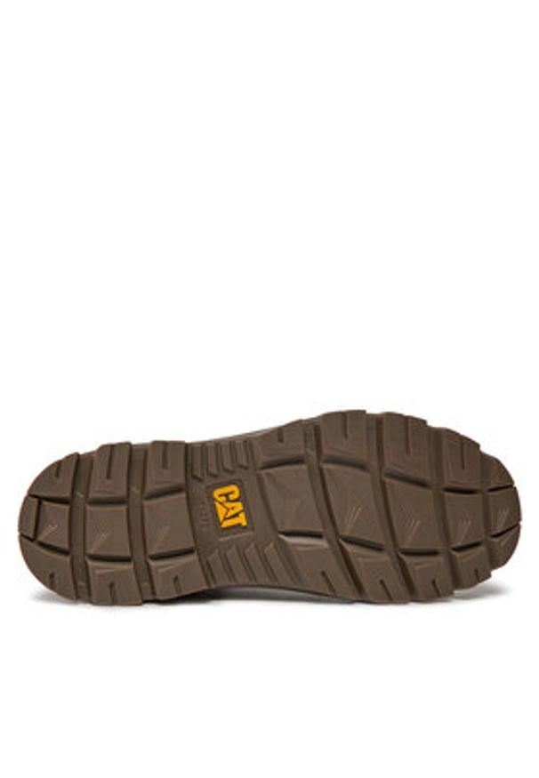 CAT Footwear Trapery Practitioner Mid P725844 Brązowy. Kolor: brązowy. Materiał: skóra