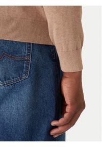 GANT - Gant Sweter 8030561 Beżowy Regular Fit. Kolor: beżowy. Materiał: bawełna #3