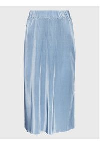 Glamorous Spódnica plisowana AN4257 Błękitny Regular Fit. Kolor: niebieski. Materiał: syntetyk #3