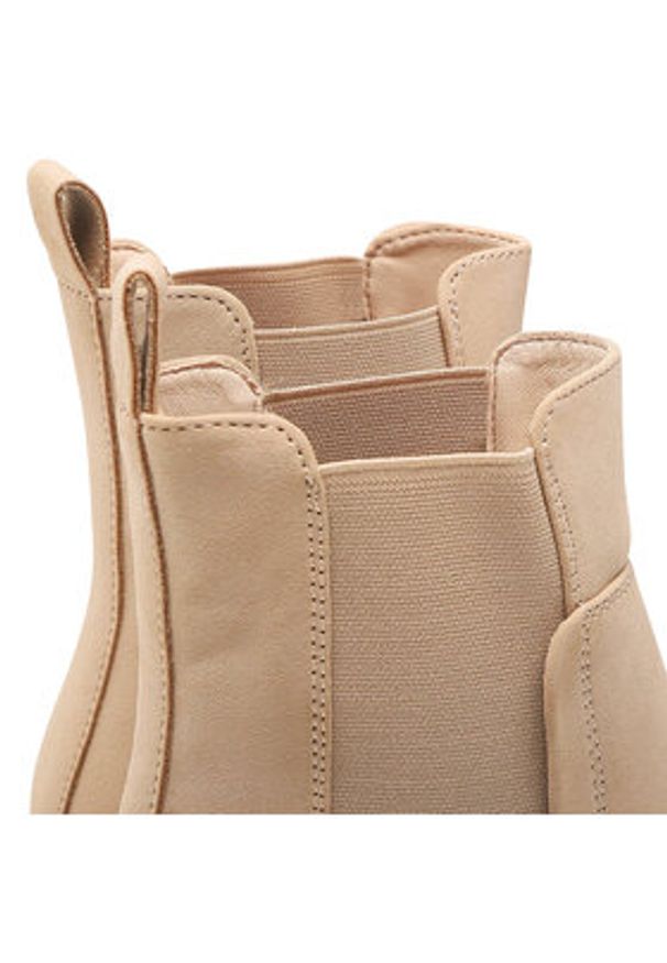 Jenny Fairy Sztyblety WS9186-01 Beżowy. Kolor: beżowy. Materiał: skóra