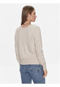 Vila Sweter Ril 14092042 Beżowy Regular Fit. Kolor: beżowy. Materiał: wiskoza #2