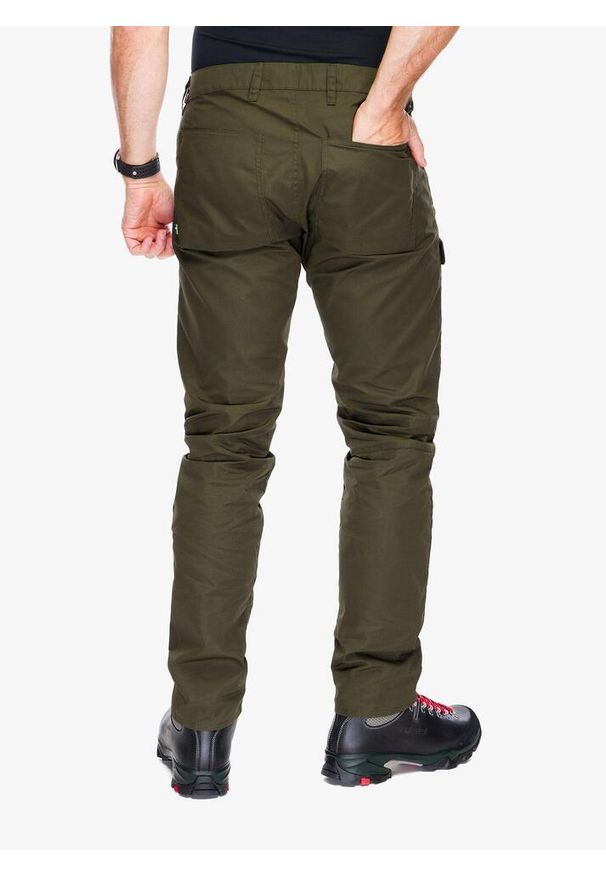 Fjällräven - Spodnie turystyczne męskie Fjallraven Greenland Jeans Long. Kolor: zielony. Materiał: jeans