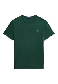 Polo Ralph Lauren T-Shirt 710740727099 Zielony Custom Slim Fit. Typ kołnierza: polo. Kolor: zielony. Materiał: bawełna #4