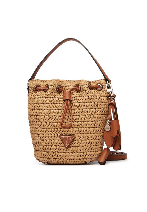 Torebka Guess. Kolor: beżowy