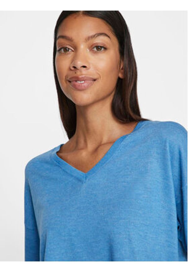 Vila T-Shirt Abella 14089540 Niebieski Relaxed Fit. Kolor: niebieski. Materiał: syntetyk