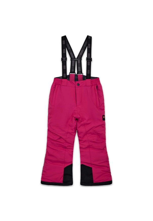 Spodnie Narciarskie Dziecięce LEGO Powai 708 Różowe. Kolor: różowy. Sezon: zima. Sport: narciarstwo