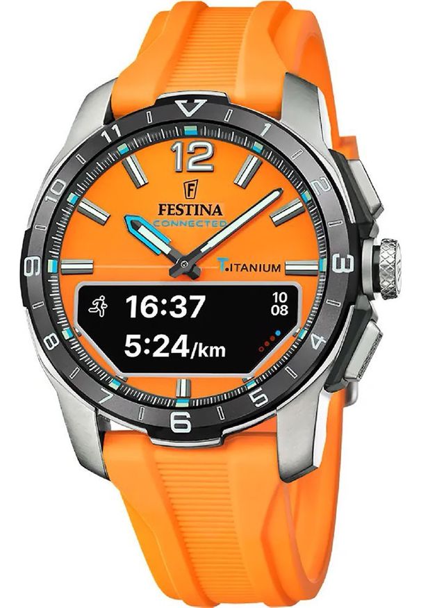 Zegarek męski Festina F23000-7 żółty. Kolor: żółty
