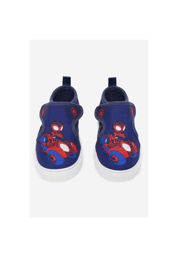 Kapcie Spidey. Kolor: niebieski