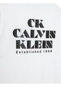 Calvin Klein Jeans T-Shirt Resort Graphic LV04RG802G Biały Regular Fit. Kolor: biały. Materiał: bawełna #2