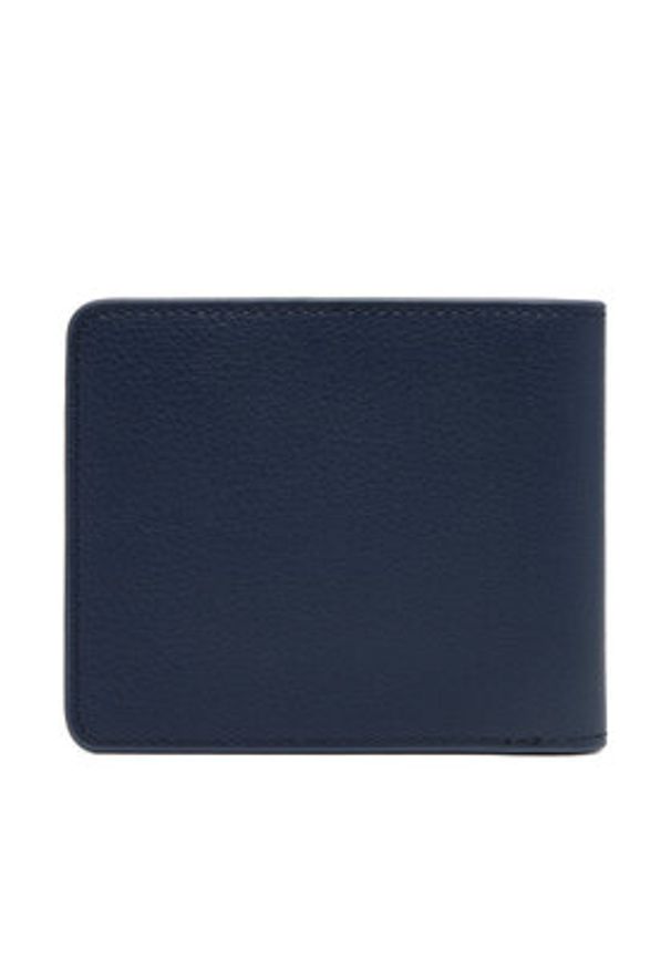 Tommy Jeans Duży Portfel Męski Tjm Heritage Leather Cc Wallet AM0AM13371 Granatowy. Kolor: niebieski. Materiał: skóra