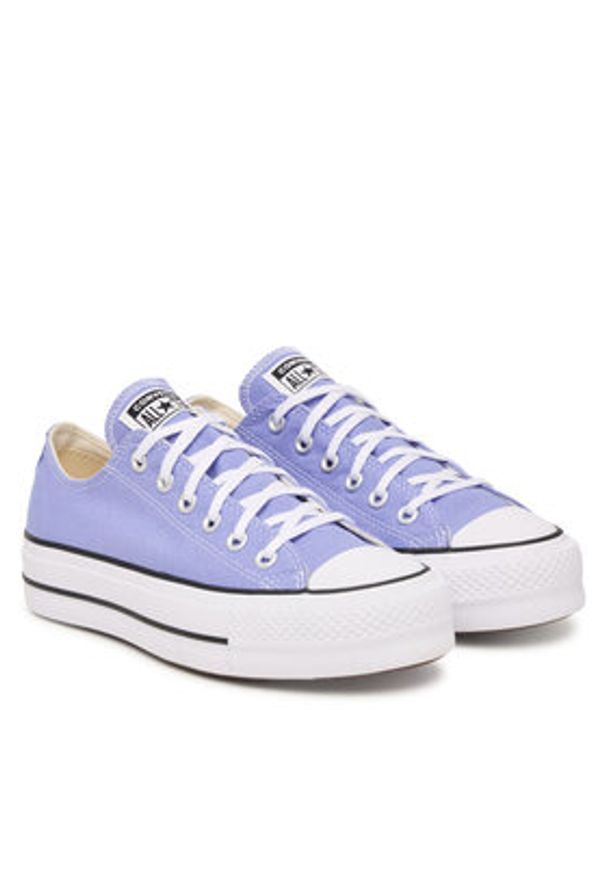 Converse Trampki Chuck Taylor All Star Lift Platform A16105C Fioletowy. Kolor: fioletowy. Materiał: materiał. Obcas: na platformie