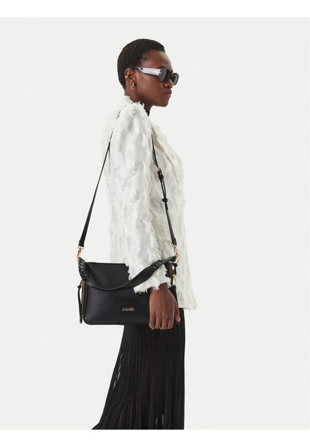 Liu Jo Torebka AA6038 E1120 Czarny. Kolor: czarny. Materiał: skórzane