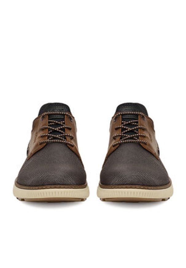 Rieker Sneakersy B3357-25 Brązowy. Kolor: brązowy. Materiał: materiał