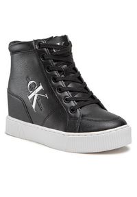 Calvin Klein Jeans Sneakersy Hidden Wedge Cupsole Laceup YW0YW00771 Czarny. Kolor: czarny. Materiał: skóra #2