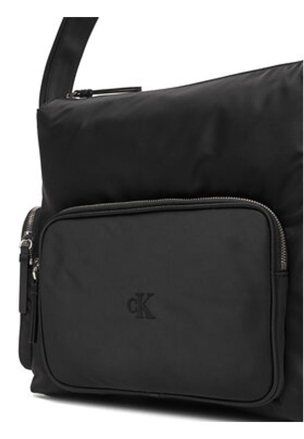 Calvin Klein Torebka LV04F3296G Czarny. Kolor: czarny