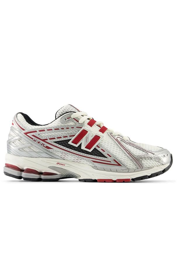 Buty New Balance M1906REA - szare. Kolor: szary. Materiał: guma, syntetyk, skóra, materiał. Szerokość cholewki: normalna. Sport: turystyka piesza