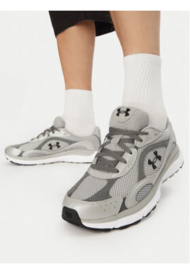 Under Armour Sneakersy UA Tech Runner 6011293 Szary. Kolor: szary. Materiał: zamsz, skóra