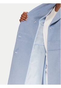 Rinascimento Płaszcz przejściowy CFC0125851003 Błękitny Slim Fit. Kolor: niebieski. Materiał: syntetyk
