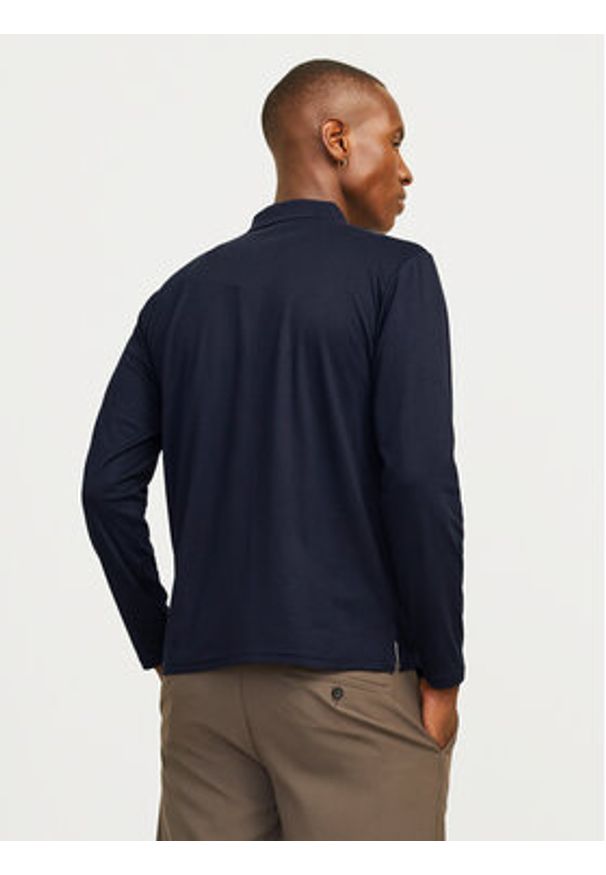 Jack & Jones - Jack&Jones Polo Crodney 12259645 Granatowy Regular Fit. Typ kołnierza: polo. Kolor: niebieski. Materiał: bawełna, syntetyk