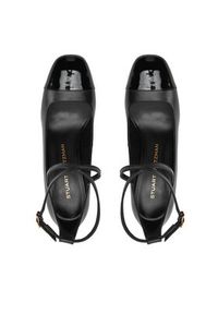 Stuart Weitzman Czółenka Eden Strap 85 SK085 Czarny. Kolor: czarny. Materiał: skóra #6