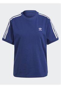 Adidas - adidas T-Shirt 3-Stripes IR8053 Granatowy Regular Fit. Kolor: niebieski. Materiał: bawełna #7