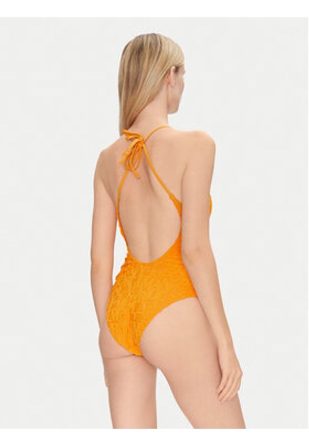 Emporio Armani Strój kąpielowy EW000788 AF12185 F3003 Pomarańczowy. Kolor: pomarańczowy. Materiał: syntetyk