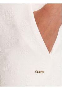Guess Spodnie dresowe V5YB19 KBSL2 Écru Regular Fit. Materiał: syntetyk #3