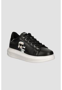 Karl Lagerfeld - KARL LAGERFELD Czarne sneakersy KAPRI Twin NFT Lo Lace. Kolor: czarny #3