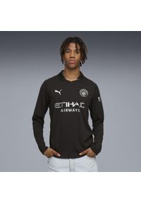 Puma - Męska koszulka wyjazdowa z długim rękawem Manchester City 25/26 PUMA Black. Kolor: czarny. Długość rękawa: długi rękaw. Długość: długie. Sport: piłka nożna