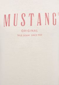 Mustang - MUSTANG ALEX C PRINT MĘSKI T-SHIRT KOSZULKA LOGO NADRUK PRISTINE 1013802 8001. Wzór: nadruk #7