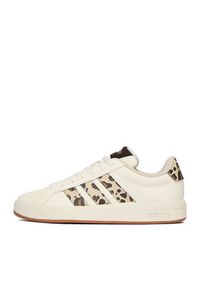 Adidas - adidas Sneakersy CEO-GRAND COURT 3.0 J KJ4849 Kremowy. Kolor: kremowy. Materiał: materiał #3