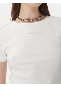 Patrizia Pepe T-Shirt 2M4522/J407-W146 Biały Slim Fit. Kolor: biały. Materiał: bawełna #5