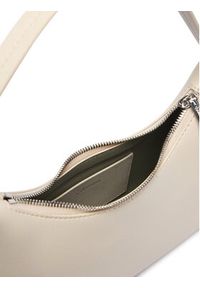 Calvin Klein Torebka Foil Logo Small Shoulder Bag LV04F3890G Kremowy. Kolor: kremowy. Materiał: skórzane #2