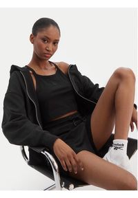 Reebok Top Tatianna RK25494CCW Czarny Slim Fit. Kolor: czarny. Materiał: bawełna #4