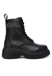 Karl Lagerfeld - Trzewiki KARL LAGERFELD. Kolor: czarny
