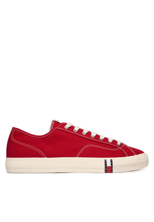 Tenisówki Tommy Jeans. Kolor: czerwony