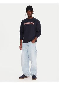 Quiksilver Bluza Graphic EQYFT05132 Granatowy Regular Fit. Kolor: niebieski. Materiał: bawełna #5